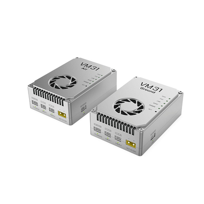 VM31 Video&amp;Data&amp;RC liên kết có hai tần số tùy chọn ((800MHz、1.4GHz) với phạm vi truyền 15km (không khí đến mặt đất).