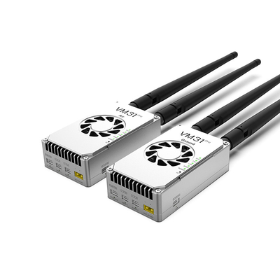 VM31 Video&amp;Data&amp;RC liên kết có hai tần số tùy chọn ((800MHz、1.4GHz) với phạm vi truyền 15km (không khí đến mặt đất).
