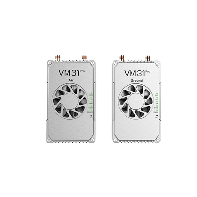 VM31 Video&amp;Data&amp;RC liên kết có hai tần số tùy chọn ((800MHz、1.4GHz) với phạm vi truyền 15km (không khí đến mặt đất).
